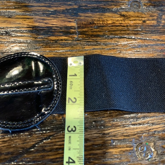 Set of two black elastic belts Stretchy - Picture 6 of 8